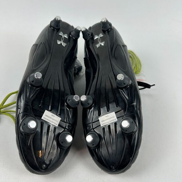 Under Armour Hydrastrike II SG Soccer Cleats Womens US 11 Black with Extra Laces - Picture 7 of 13